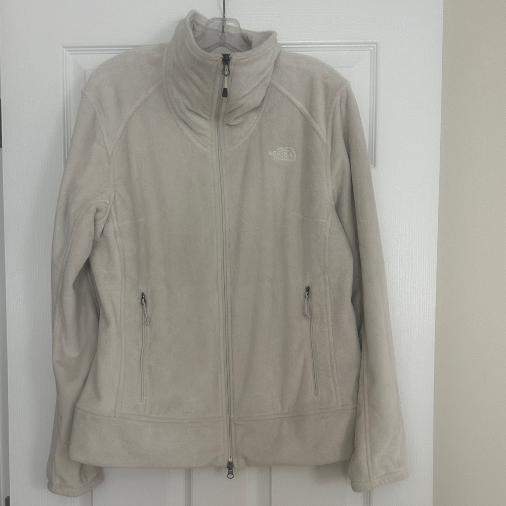 The North Face Women's Light White-ish Fleece Jacket